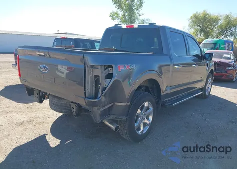 2022 Ford F-150 Lariat из США, поврежденный, VIN 1FTFW1E55NFC37655